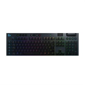 Logitech G915 čierna / bezdrôtová herná klávesnica / UK layout / Bluetooth + USB LIGHTSPEED prijímač / RGB / GL Tactile (920-008908)