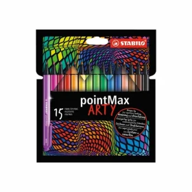 STABILO® pointMax - ARTY - 15 ks sada - 15 rôznych farieb (488/15-1-20)