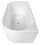AQUALINE - TAJO nástenná stojaca vaňa 170x80cm, biela E1980