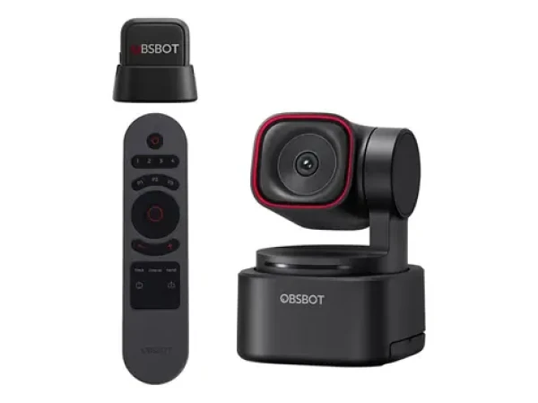 OBSBOT Tiny 3 Lite 4K Remote + MIC Combo / webkamera / gimbal / 4K@30fps / FullHD@120fps / USB-C / Mikrofón (OWB-2410-CE (M))