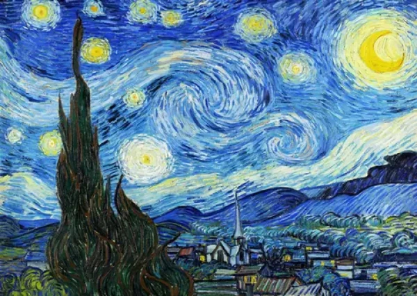 ENJOY Puzzle Vincent Van Gogh: Hviezdna noc