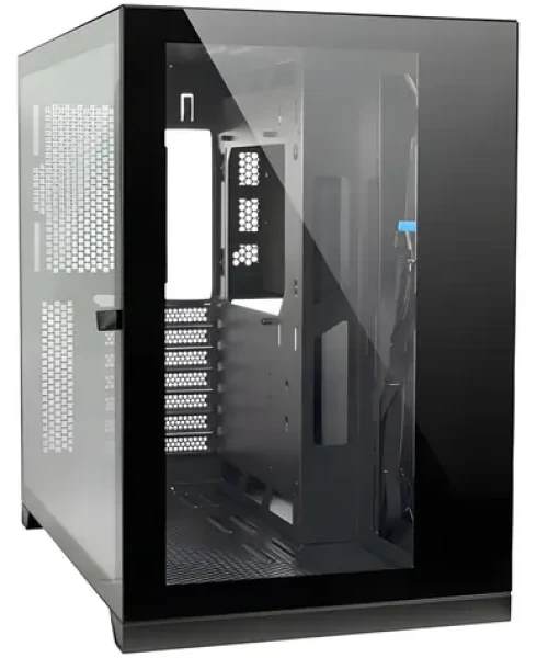 Inter-tech C-703 Vision čierna / Počítačová skriňa / ATX / 2x tvrdené sklo / bez zdroja (88881364)