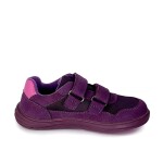 Dievčenské celoročné barefoot tenisky Bugga SAFI Dark Purple B00201-06 - 32
