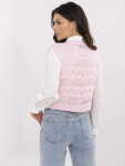 Jumper D93076J90849A svetlo ružový S/M