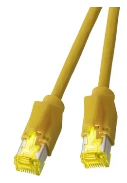 EFB RJ45 S/FTP Cat.6A TM31 žltá / Patch kábel / Dätwyler 7702 / 500 MHz / 10 Gbit / s / LSZH / 1 m (K8580GE.1)