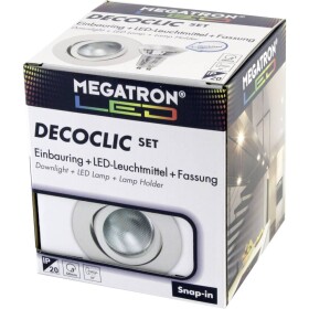 Megatron MT75400 vstavané svietidlo LED GU10, GU5.3 4.5 W biela; MT75400