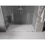 MEXEN/S - Velar Duo posuvné sprchové dvere 180, transparent, chróm 871-180-000-02-01