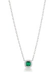 Brosway Elegantný strieborný náhrdelník Fancy Life Green FLG136