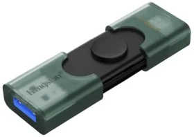 Kingston DataTraveler DuoG2 256GB zelená / Flash Disk / USB 3.2 Gen 1 - (USB-A USB-C ) (DTDEG2/256GB)