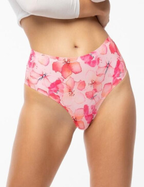 Dámske nohavičky Mallow Simple Brasil Maxi Panties Pink - Julimex XL