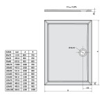 POLYSAN - KARIA sprchová vanička z liateho mramoru, obdĺžnik 120x70cm, biela 47511