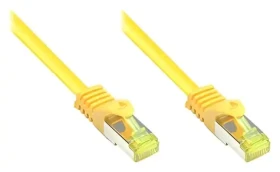 Good Connections Cat7 žltá / Patch kábel / S/FTP / RJ-45 / 2 m / 600 MHz / 10 Gbit / s (8070R-020Y)