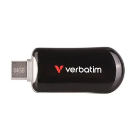 Verbatim Plectra 64GB čierna / Flash Disk / USB-C 3.0 / až 100 MBs (30224)