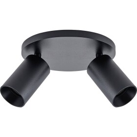 Deko Light 348254 Can Tilt rund, 2x 7,5 W GU10, Schwarz Stropné svítidlo GU10 7.5 W čierna; 348254