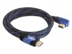 DeLock Kábel High Speed HDMI s Ethernetom - HDMI A samec - HDMI A samec / pravouhlý / 3 m (82957)