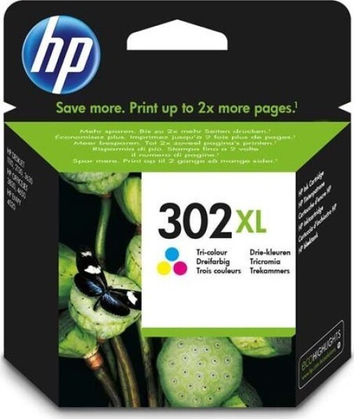 HP Toner farba HP 302XL, HP302XL=F6U67AE, 330 str.,8 ml
