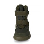 Chlapčenské zimné barefoot topánky PRO-tex LENO KHAKI - 32