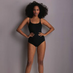 Style perfect čierne jednodielne plavky 7703 black - RosaFaia 001 black 44C