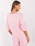 Jumper MI SW 2101.06 svetlo ružový jedna velikost