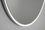SAPHO - FLOAT LED podsvietené zrkadlo, ø 74cm, biela 22574