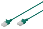 Digitus zelená / Patch kábel CAT6 U/UTP Slim / 3 m / 250 MHz (DK-1618-030S-G)