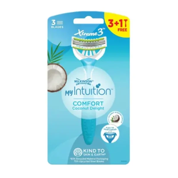 Wilkinson MY Intuition Comfort Coconut Delight jednorazové holítka dámske 3+1ks (WJD003)