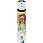 Ravensburger CreArt ART Collection Canvas Edition - Dáma v ružovom (PopArt) - maľovanie podľa čísel