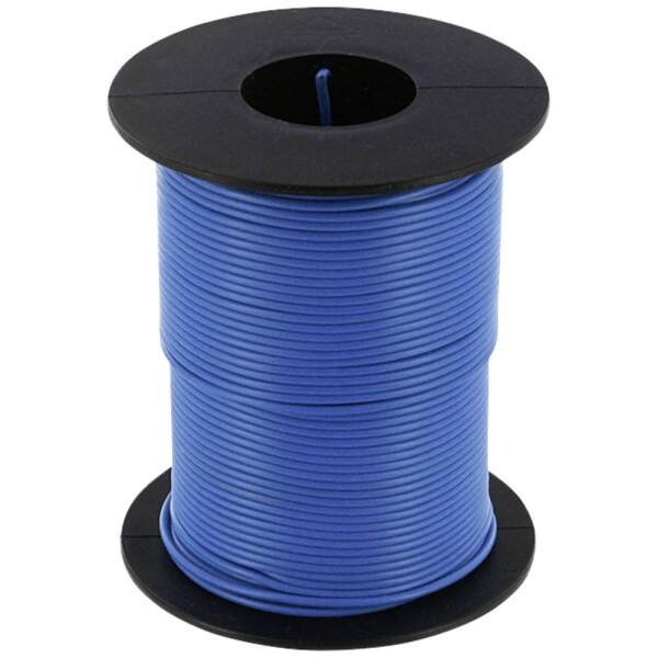 Econ connect KL025BL50 opletenie / lanko, 1 x 0.25 mm², modrá, 50 m; KL025BL50