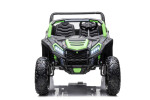 Mamido Elektrické autíčko Buggy UTV Strong 24V nafukovacie kolesá zelené