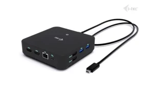 I-TEC USB-C DP Dual HDMI Docking Station / Dokovacia stanica / 2× HDMI 2.0 + 1× DisplayPort 1.4 / Power Delivery 100 W (C31TRIVIDPRO100W)