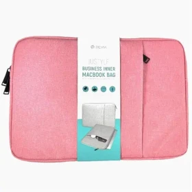 Devia Justyle ružová / Púzdro pre MacBook Pro 16" / M1/M2/M3/M4 (6938595348495)