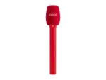 Rode Interview Micro červená / Ručný adaptér / pre vysielače Wireless GO, GO II, ME, PRO / 266mm, 80g (INTERVIEWMICRORED)