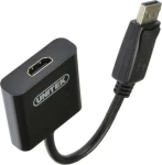 Unitek Y-5118DA čierna / Adaptér DisplayPort - HDMI (Y-5118DA)