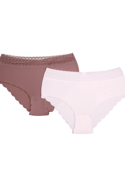 DÁMSKE NOHAVIČKY 2 PAK 42826 POLLY 2 SS25 ECRU-CAPPUCINO S