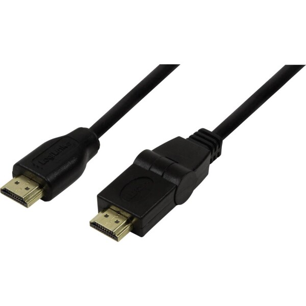 LogiLink HDMI prepojovací kábel Zástrčka HDMI-A, Zástrčka HDMI-A 1.80 m čierna CH0052 4K UHD HDMI kábel; CH0052