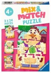 Ravensburger Mix amp; Match Puzzle Hospodárske zvieratá