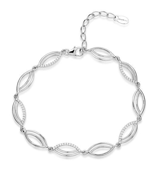 Silver Cat Krásny strieborný náramok pre ženy s kubickými zirkónmi SC541