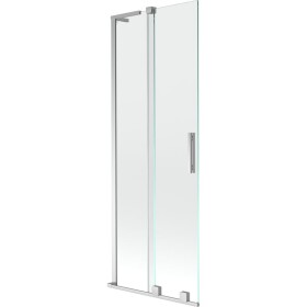 MEXEN/S - Velar L dvojkrídlová posuvná vaňová zástena 70 x 150, transparent, chróm 896-070-003-01-01