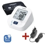 Omron M2+AC biela / Digitálny tonometer so sieťovým zdrojom (8595145035328)
