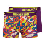Pánske boxerky 2 Pack 42621 Spin - HENDERSON vícebarevná L