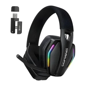 ONIKUMA GT826 čierna / Herné slúchadlá / mikrofón / Bluetooth 5.4 / 2,4 GHz / RGB (GT826 Black)