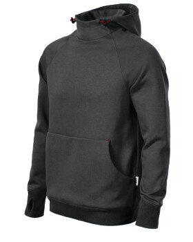 Vertex Mikina s kapucňou pánska ebony gray 3XL