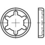 Tanierové krúžky 88496 ocel glavanizované zinkom 100 ks Alstertaler Schrauben & Präzisionsteile 884960104100000; 884960104100000
