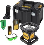 DeWalt DCE079D1G / Zelený rotačný laser / 1x Aku 2.0 Ah / nabíjačka / kufor / príslušenstvo (DCE079D1G)