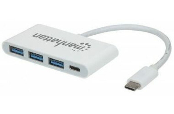 Manhattan USB-C 3.1 Gen 1 Type-C Hub / 1x USB-C / 3x USB A (163552-MA)