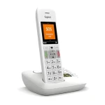 Gigaset E390A biela / Bezdrôtový domáci telefón / So záznamníkom / ECO DECT / Telefónny zoznam 200 kontaktov (S30852-H2928-C102)