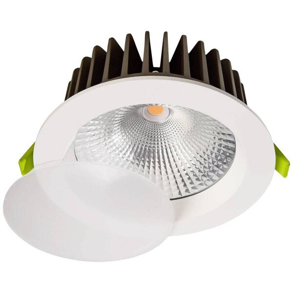 Deko Light 565181 COB 130 LED vstavané svetlo En.trieda 2021: G (A - G) pevne zabudované LED osvetlenie 18.50 W Dopravní biela (RAL 9016); 565181