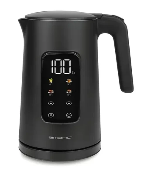 Emerio WK-132229 čierna / Rýchlovarná kanvica / 2200 W / 1,7 l / digitálny displej (WK-132229)