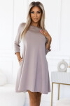 Dámske šaty 579-1 - NUMOCO Béžová 2XL/3XL