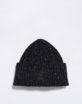 Armedangels Tweed Knit Hat 3883 black tweed